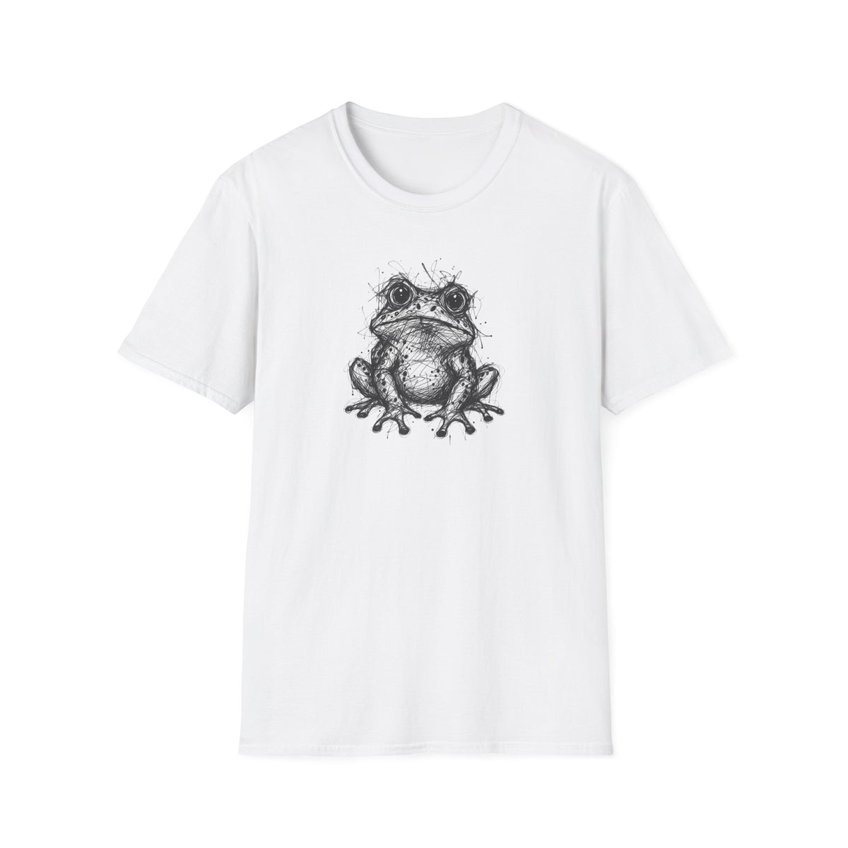 Scribble Toad Unisex Softstyle T-Shirt