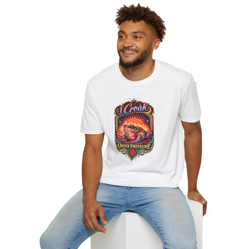 I Croak Under Pressure Unisex Softstyle T-Shirt
