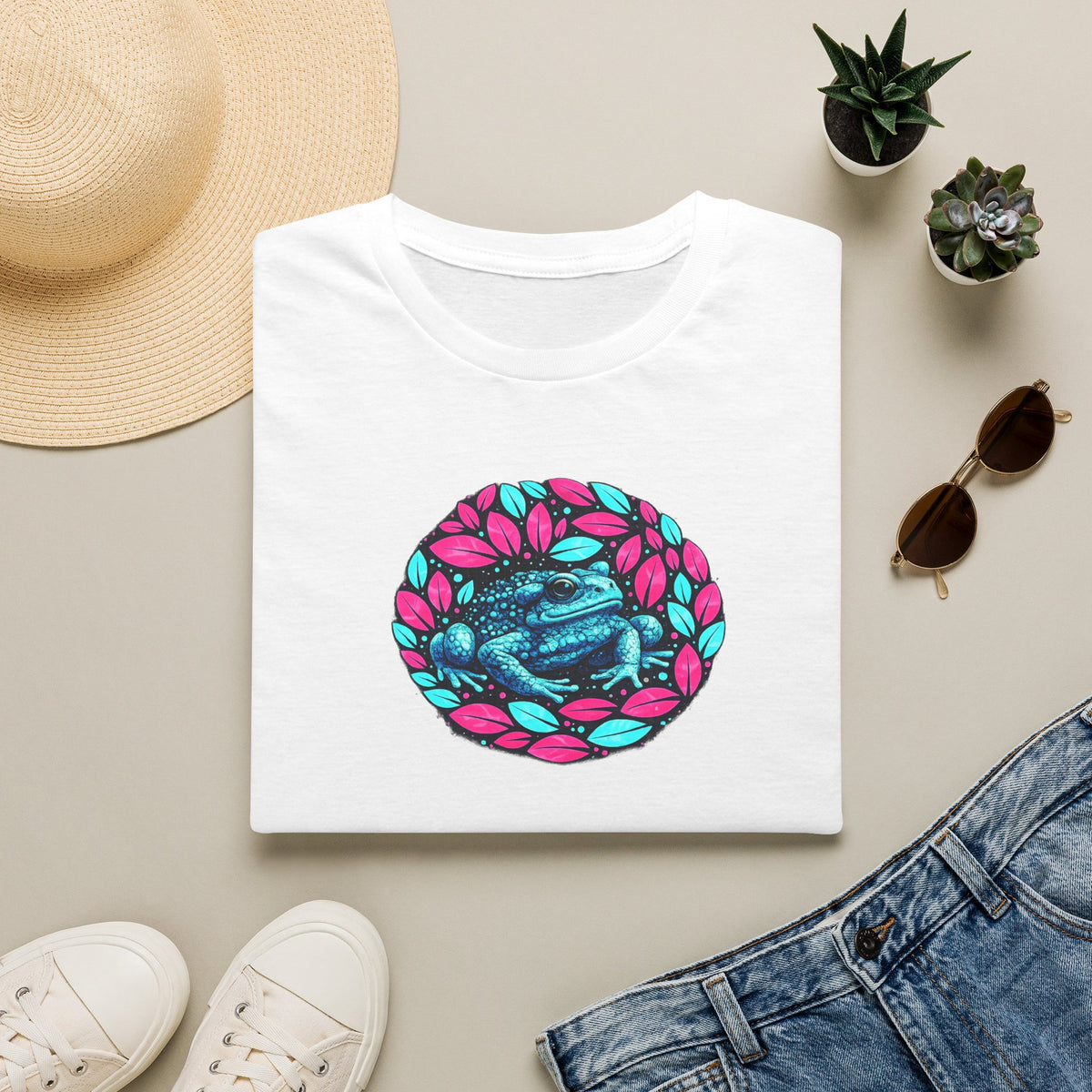 Leafy Toad Unisex Softstyle T-Shirt