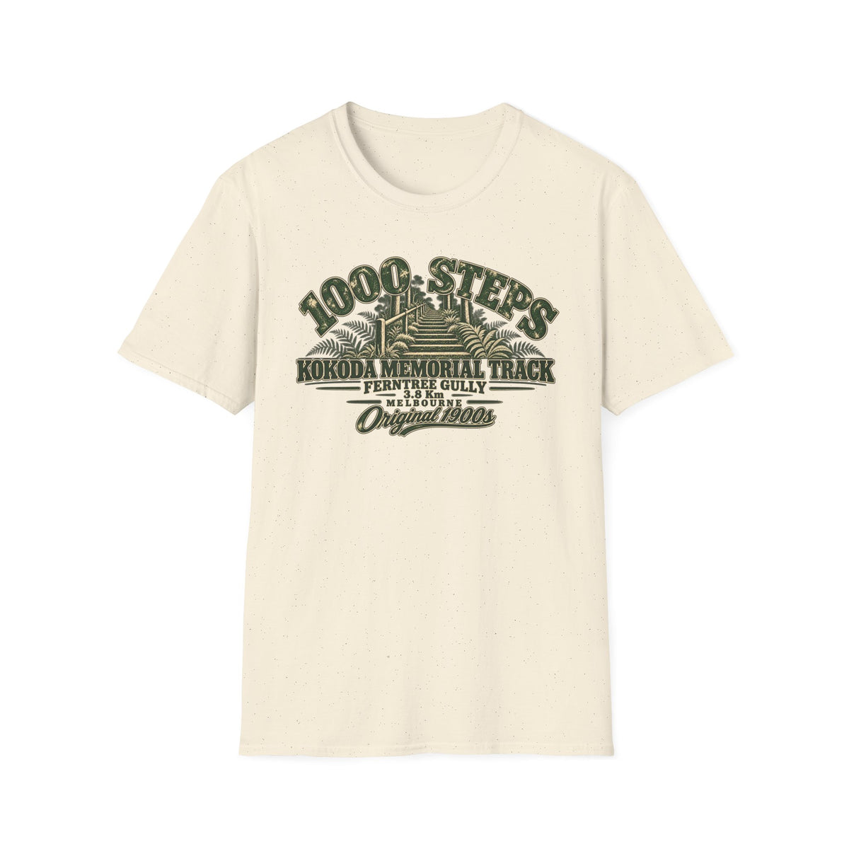 1000 Steps Kokoda Memorial track - Unisex Softstyle T-Shirt