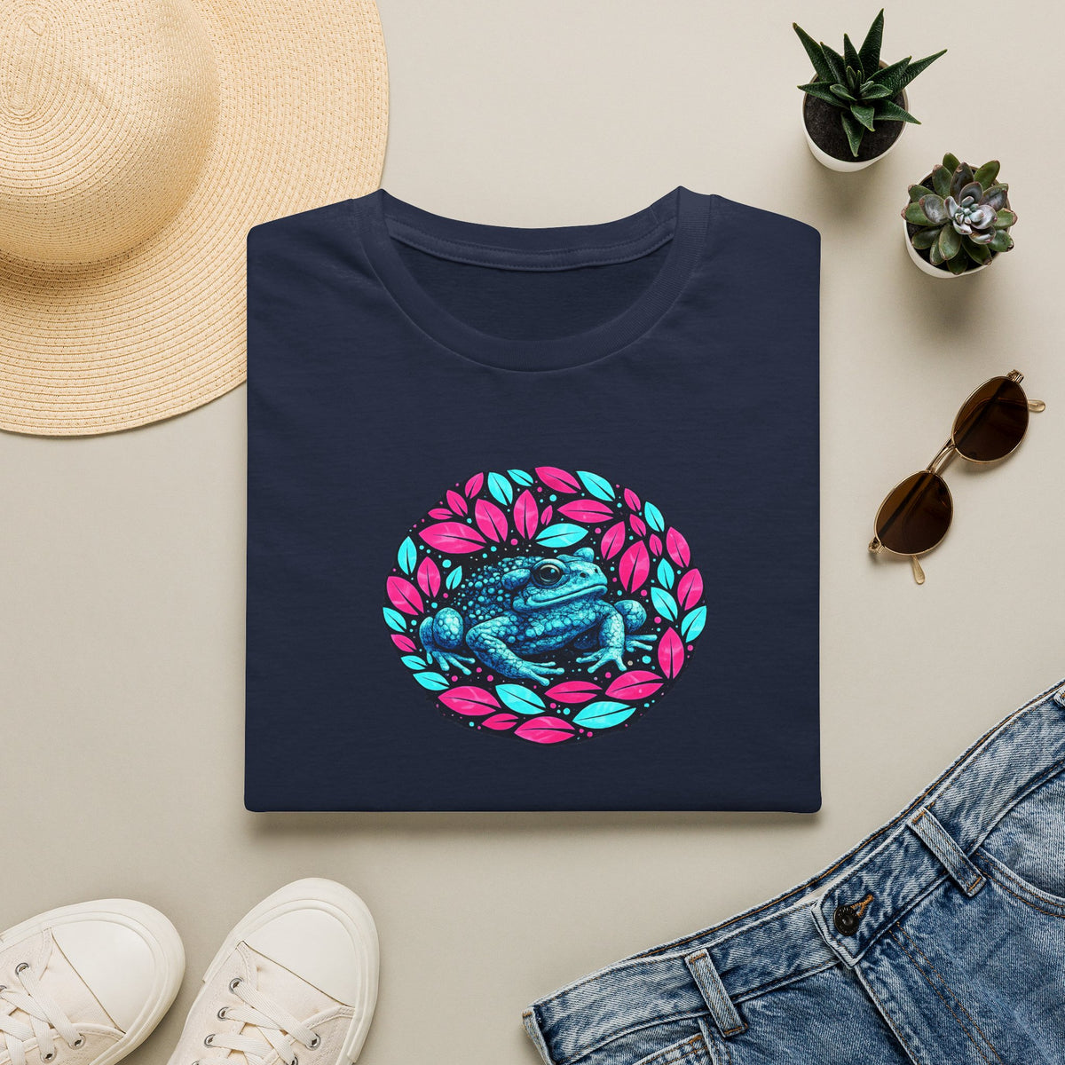 Leafy Toad Unisex Softstyle T-Shirt