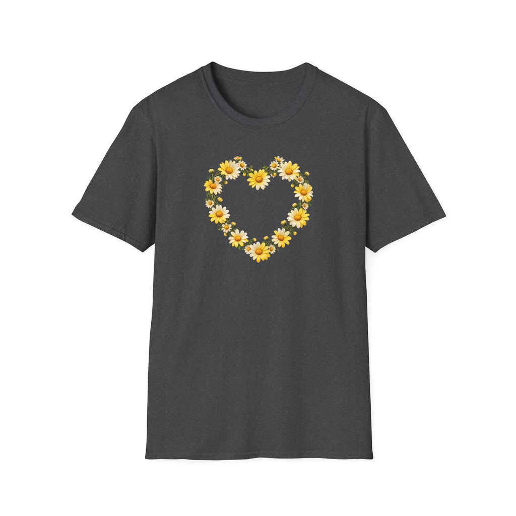 Daisy Chain heart Unisex Softstyle T-Shirt