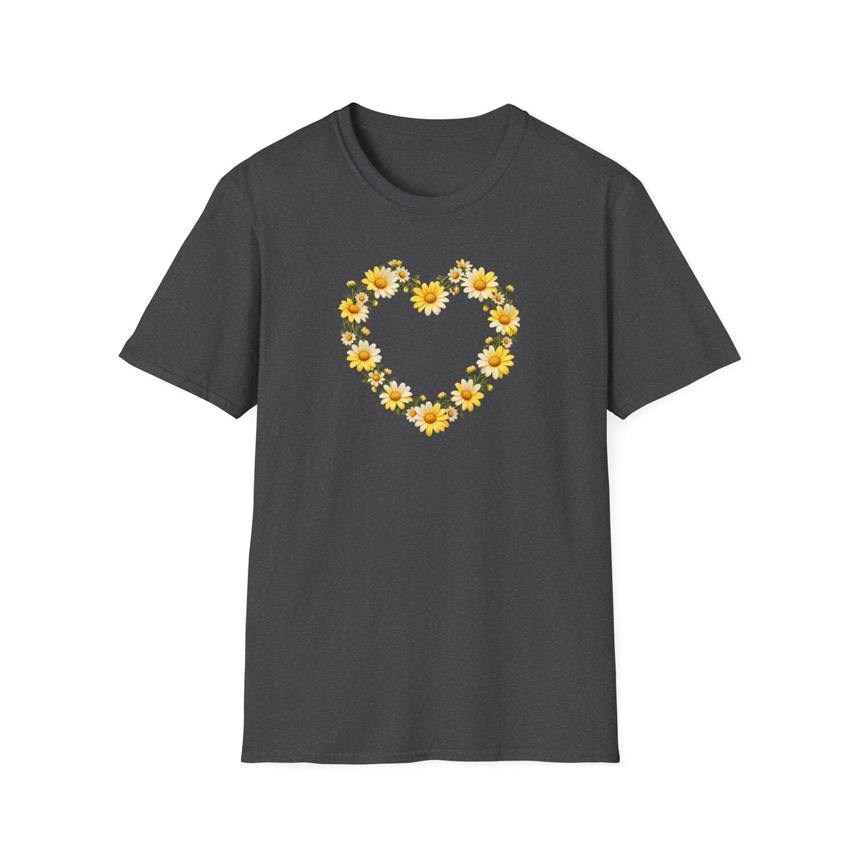Daisy Chain heart Unisex Softstyle T-Shirt