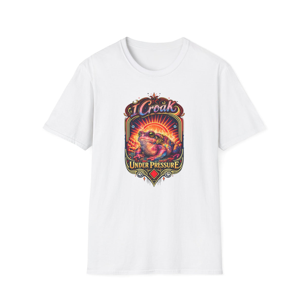 I Croak Under Pressure Unisex Softstyle T-Shirt