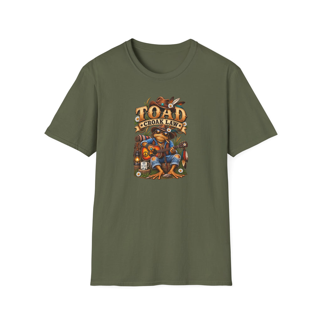 Unisex Softstyle T-Shirt „Toad Croak Law“