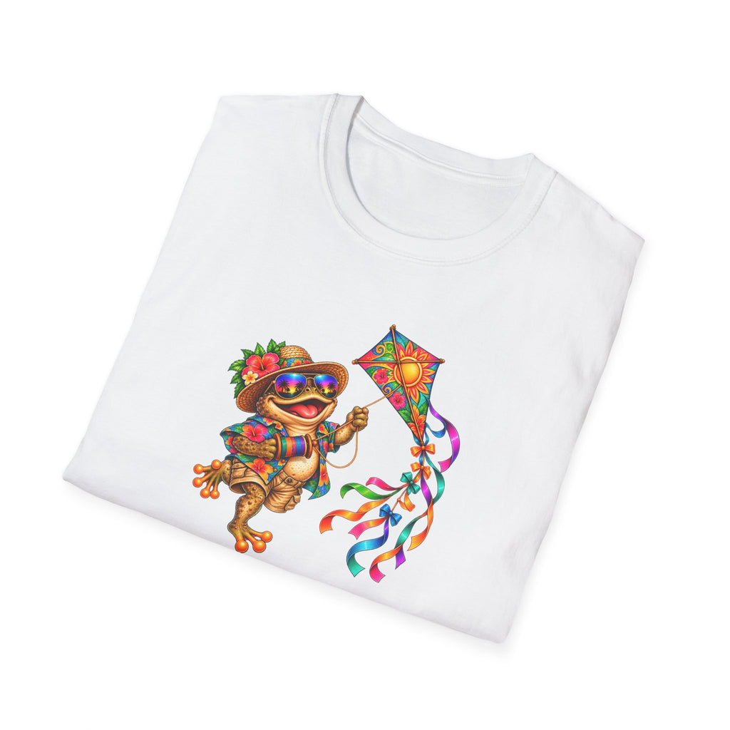 Kite flying Toad Unisex Softstyle T-Shirt