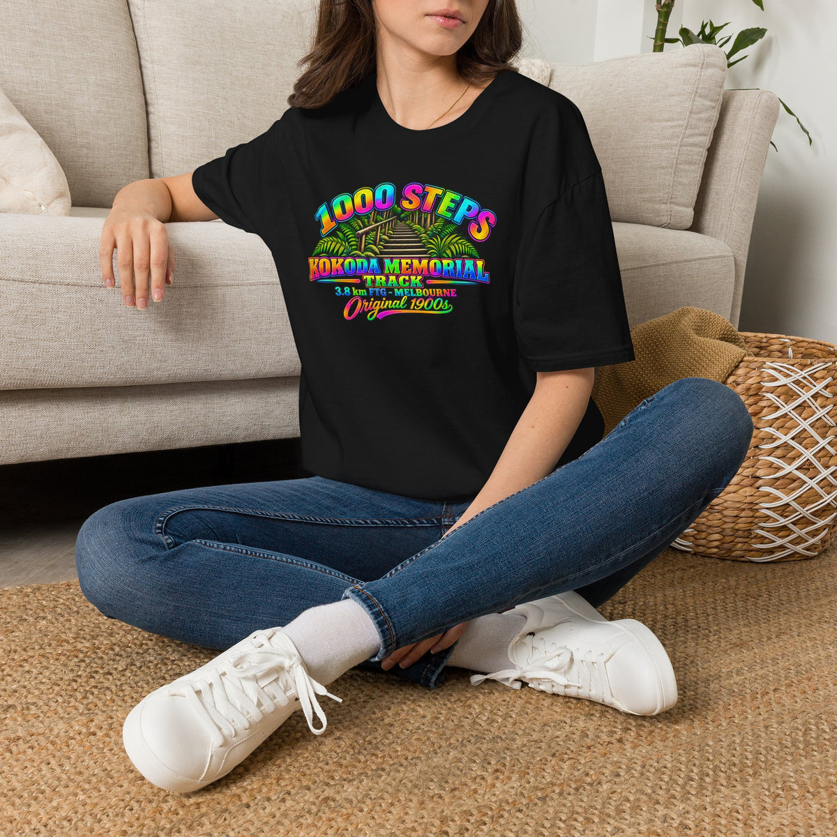 1000 Steps Kokoda Memorial Track Unisex Softstyle T-Shirt