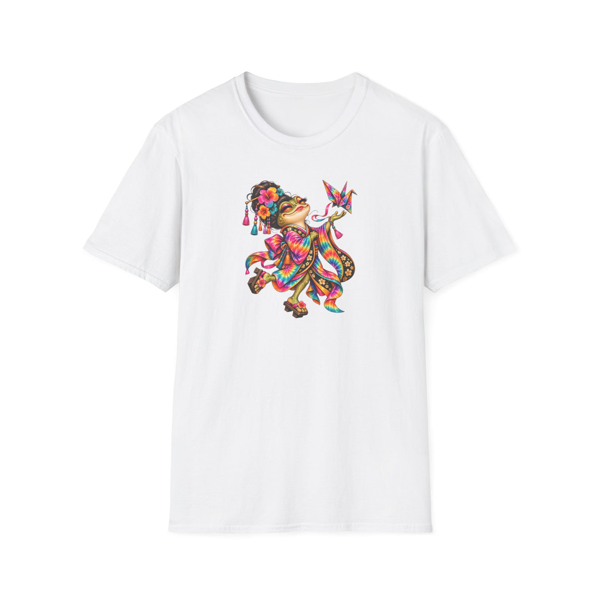 Origami Kite Toad  Unisex Softstyle T-Shirt