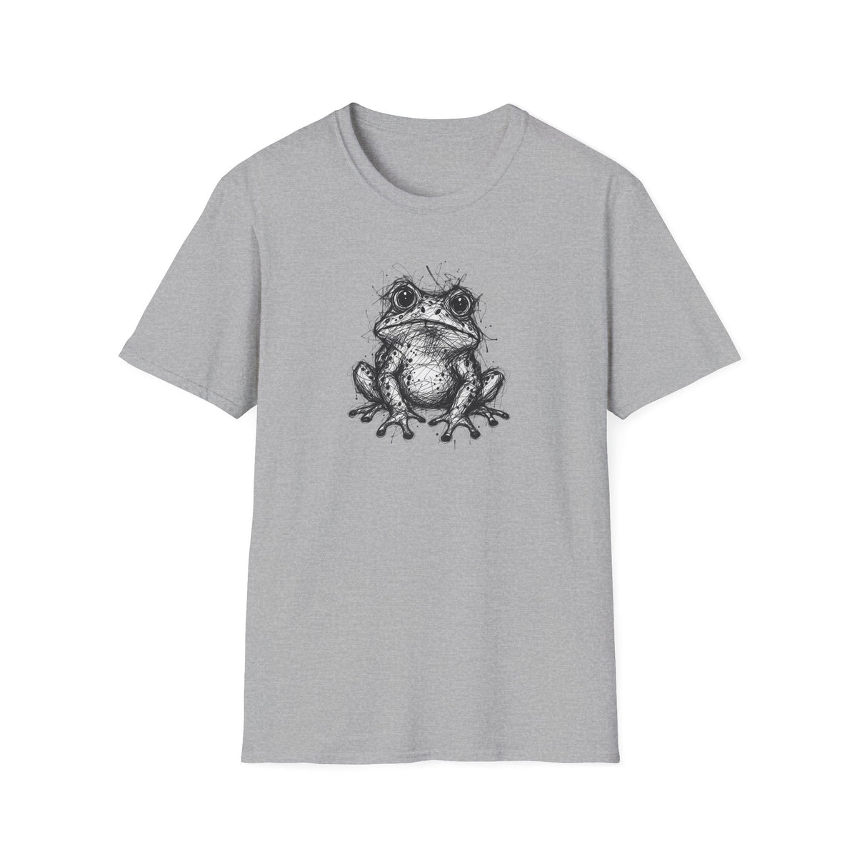 Scribble Toad Unisex Softstyle T-Shirt
