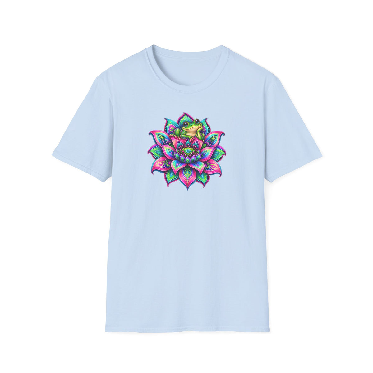 Mandala flower toad Unisex Softstyle T-Shirt