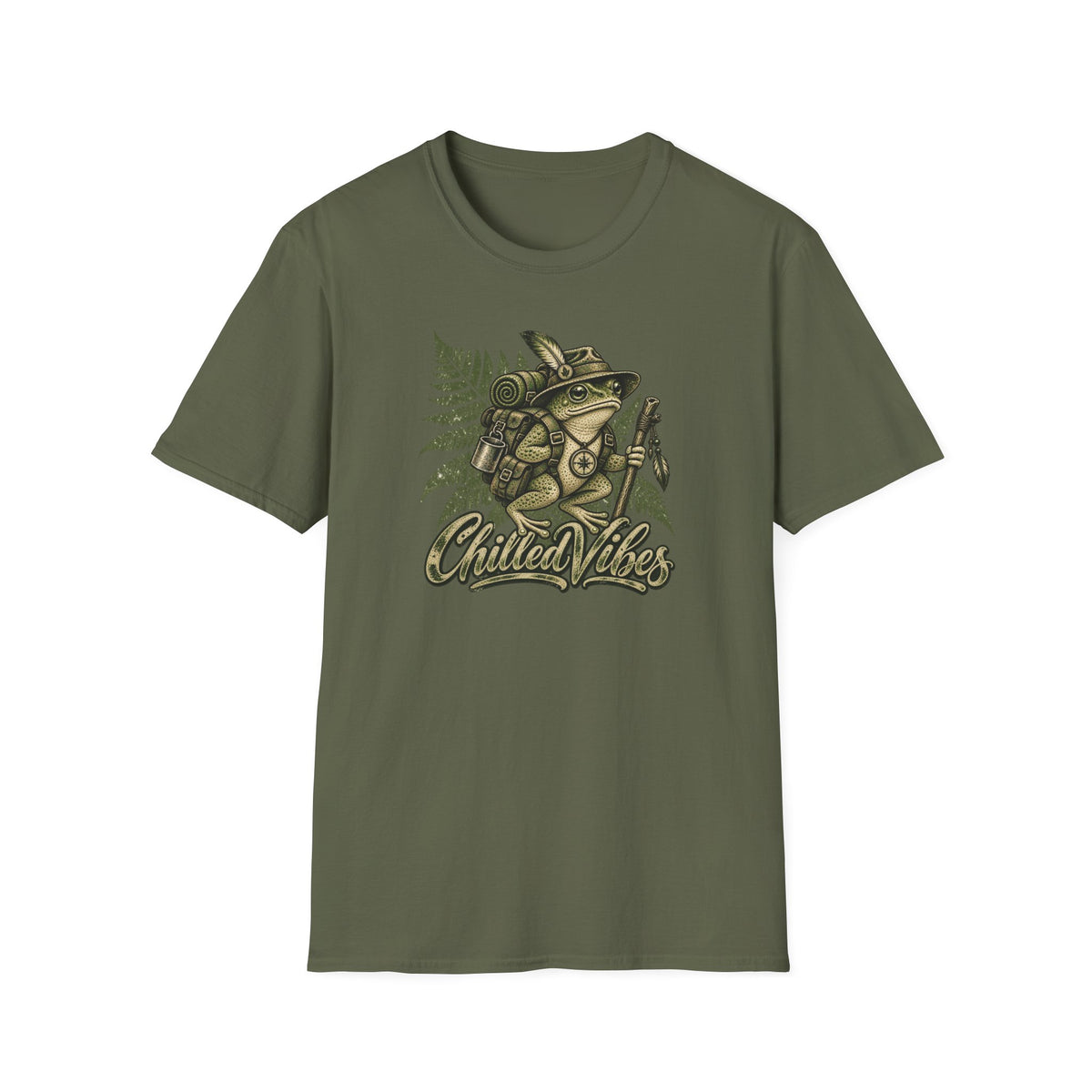 Chilled Vibes hiking Toad Unisex Softstyle T-Shirt