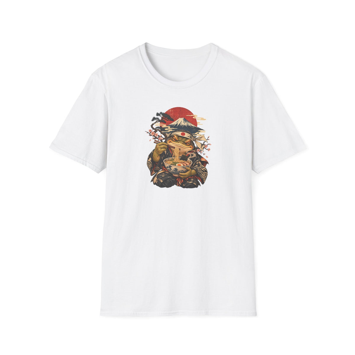 Mount Fuji Ramen Toad Japanese T-Shirt | Croaking Toad