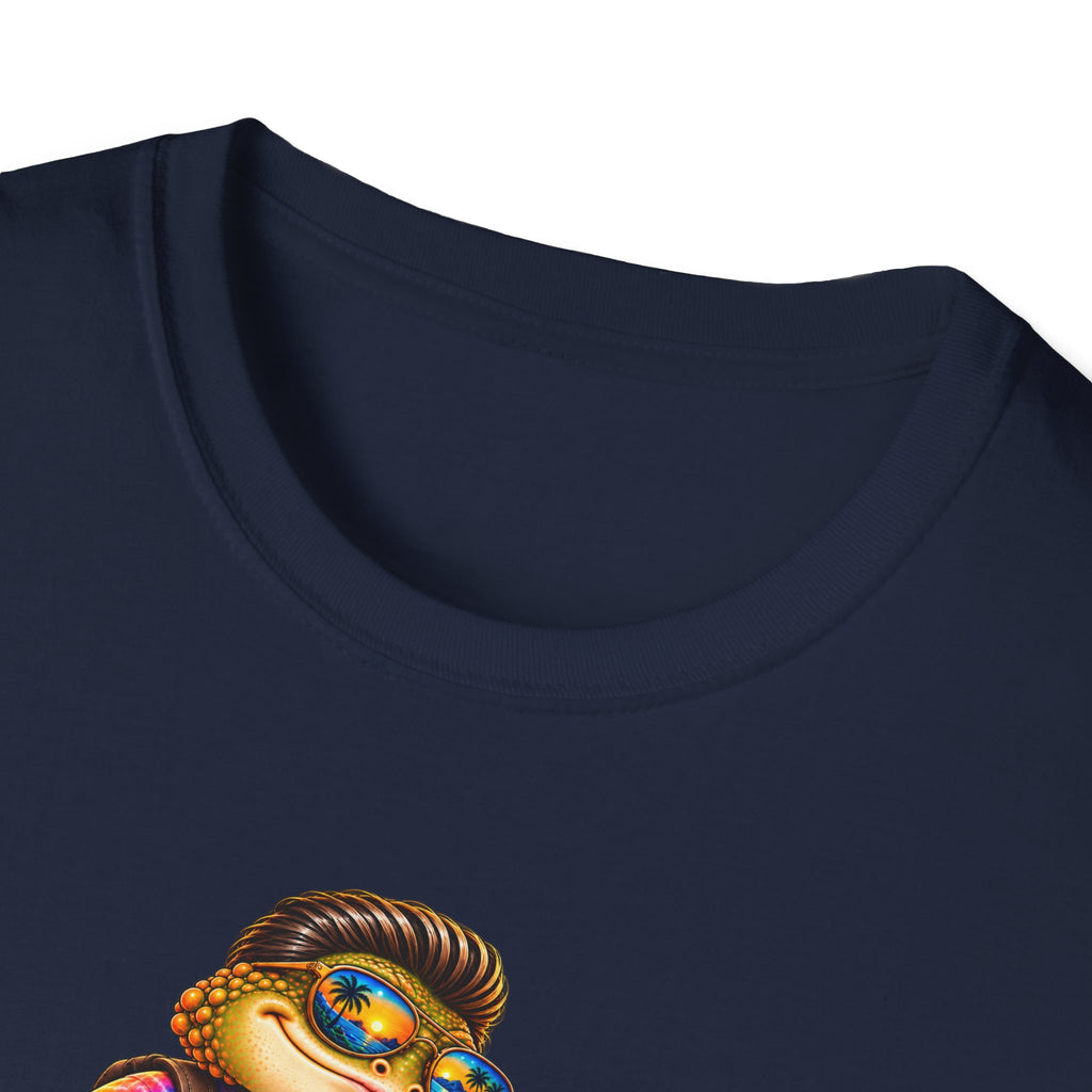 Toad walking  Origami dog Unisex Softstyle T-Shirt
