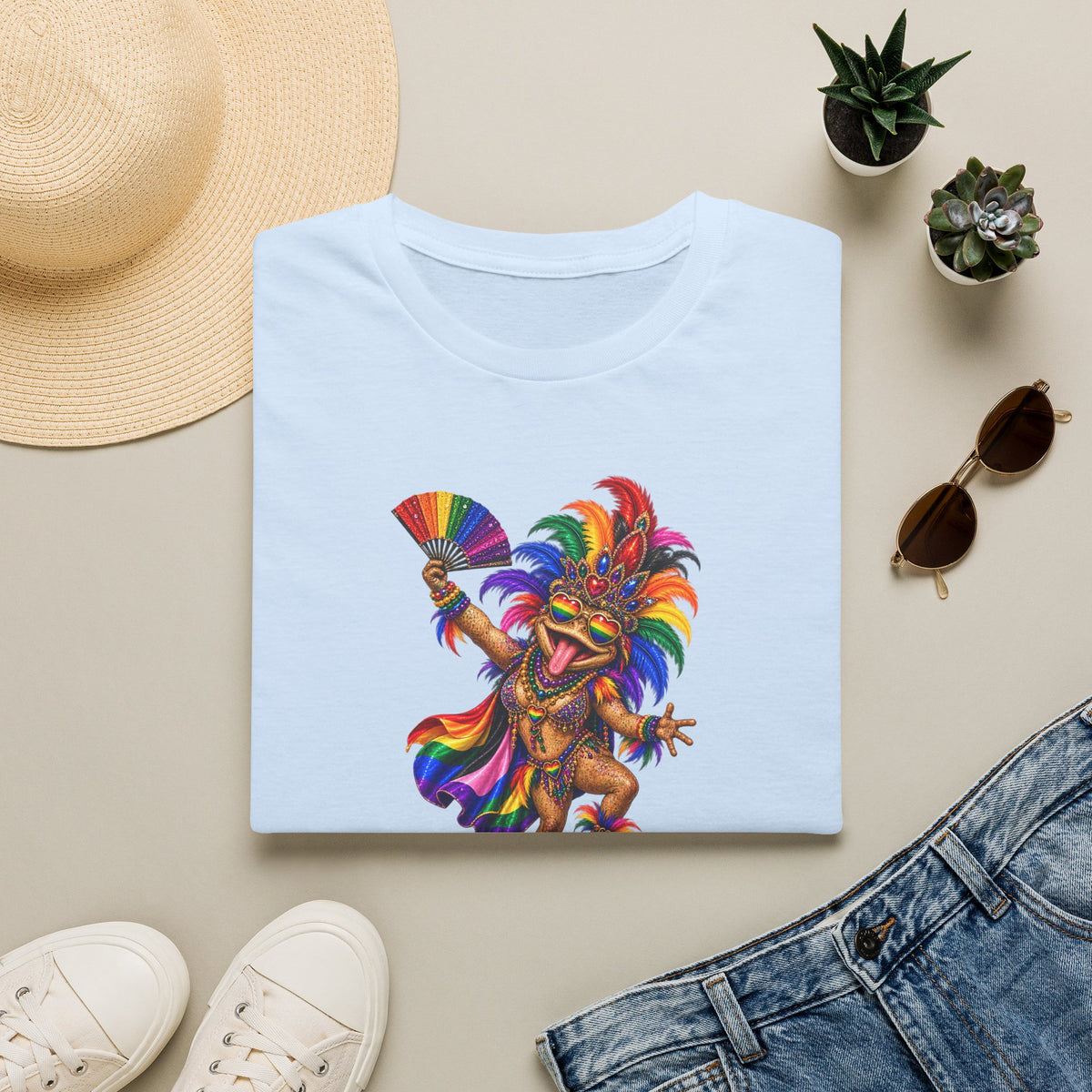 Madigras Toad Unisex Softstyle T-Shirt