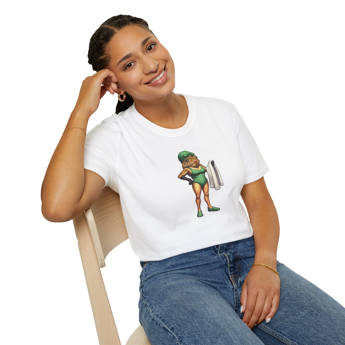 Betty Aqua Toad Unisex Softstyle T-Shirt