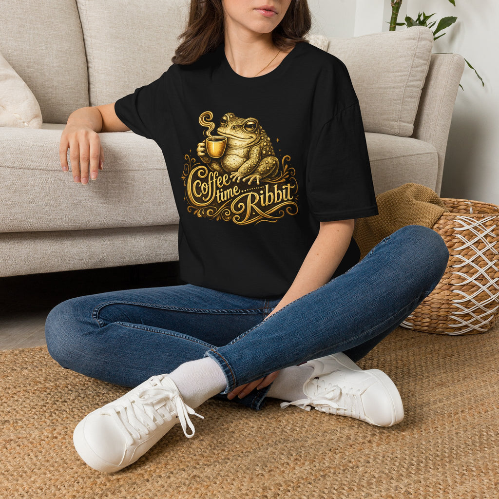 Coffee time Ribbit Unisex Softstyle T-Shirt