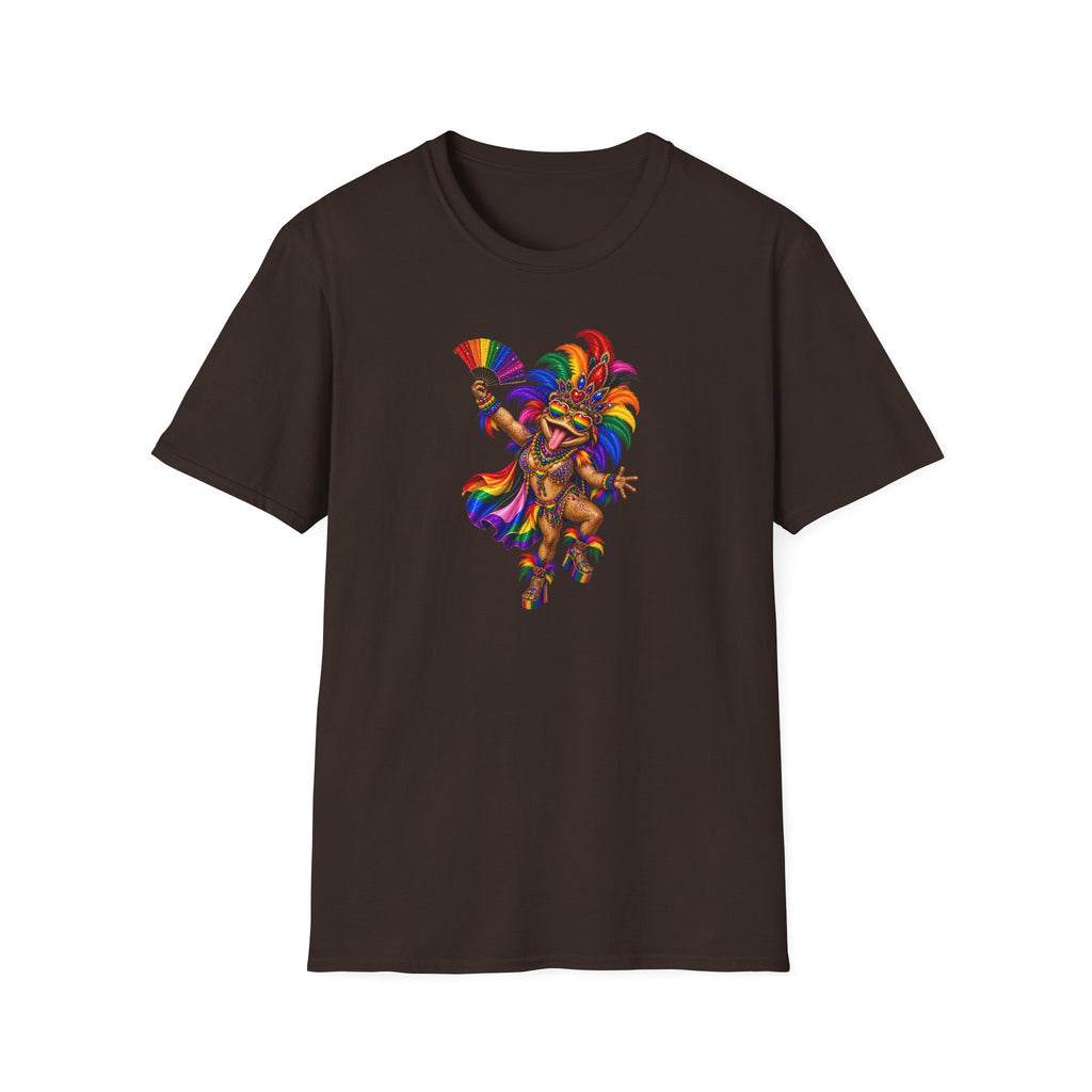 T-shirt unisex Madigras Toad Softstyle