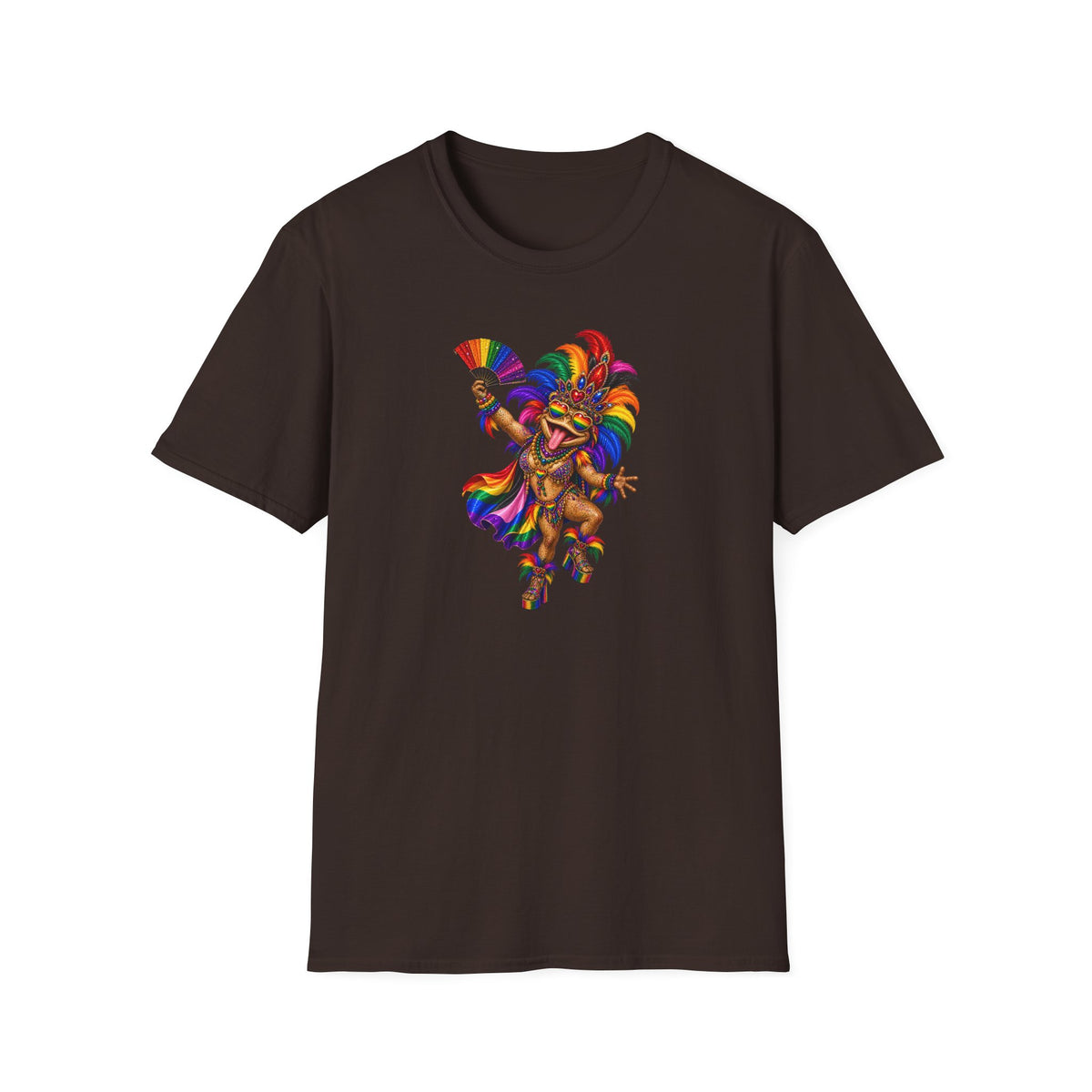 T-shirt unisex Madigras Toad Softstyle