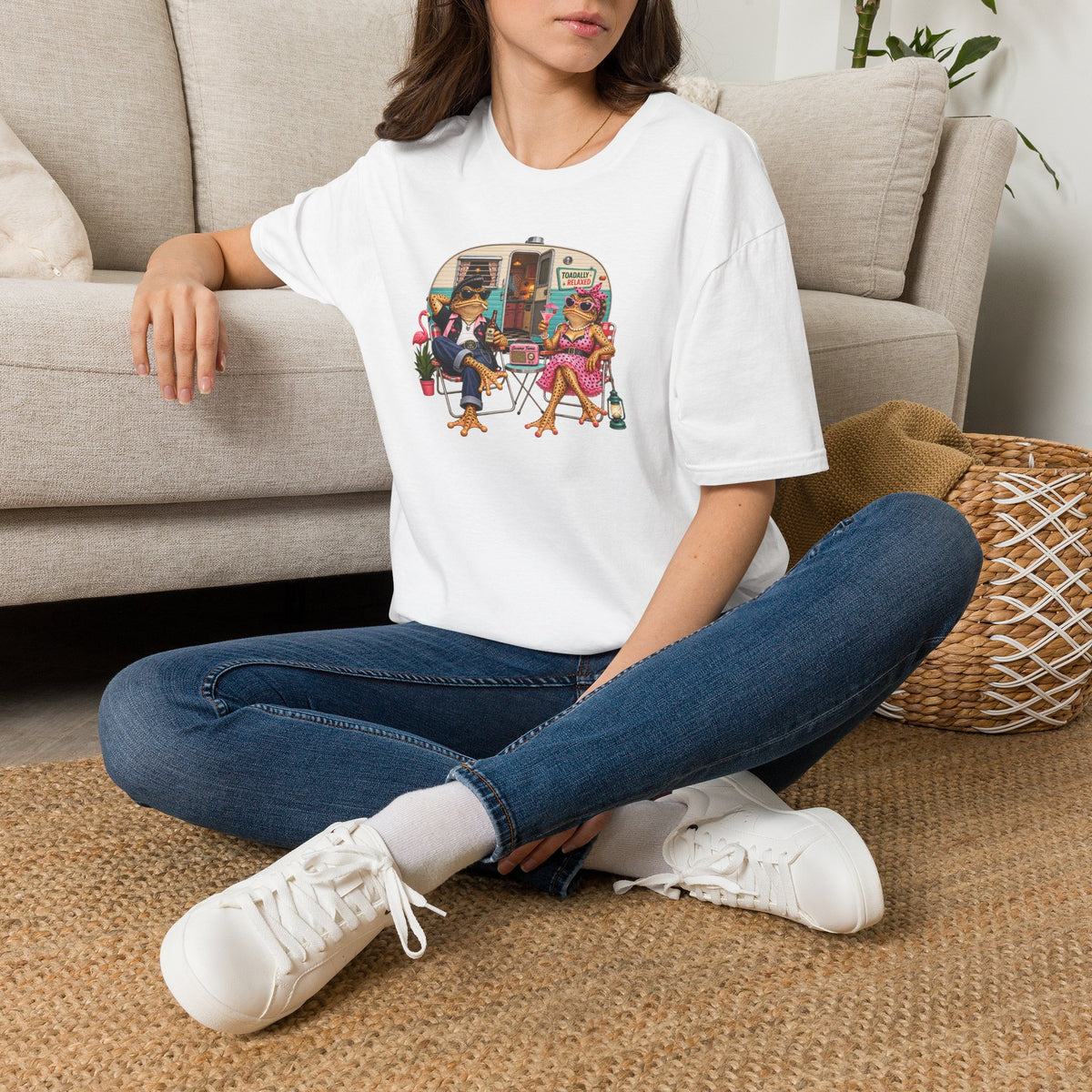 Vintage 50s Toads Campervan Unisex Softstyle T-Shirt