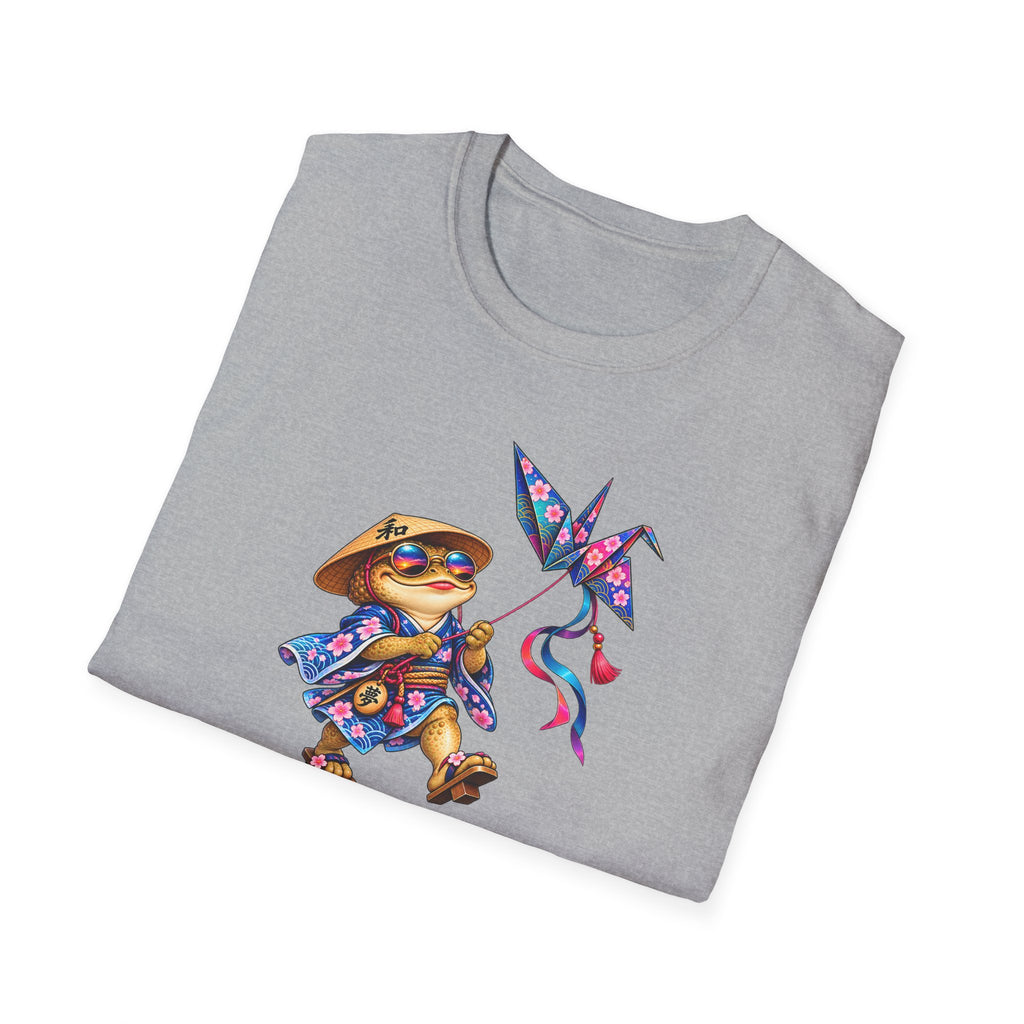 Kite Flying Toad Unisex Softstyle T-Shirt