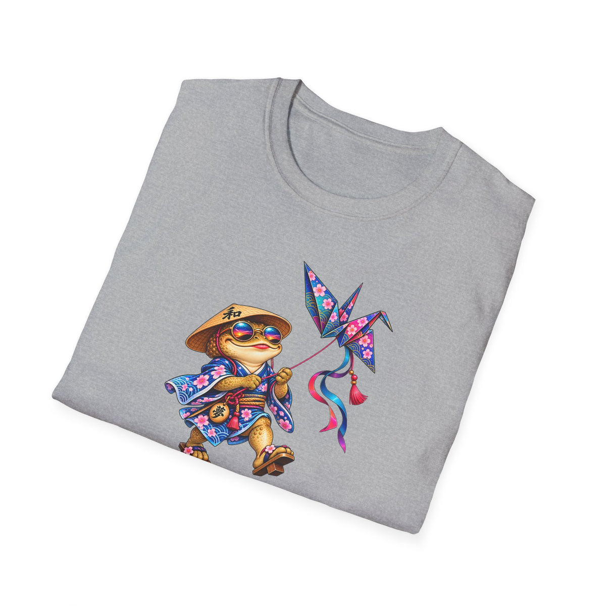 Kite Flying Toad Unisex Softstyle T-Shirt