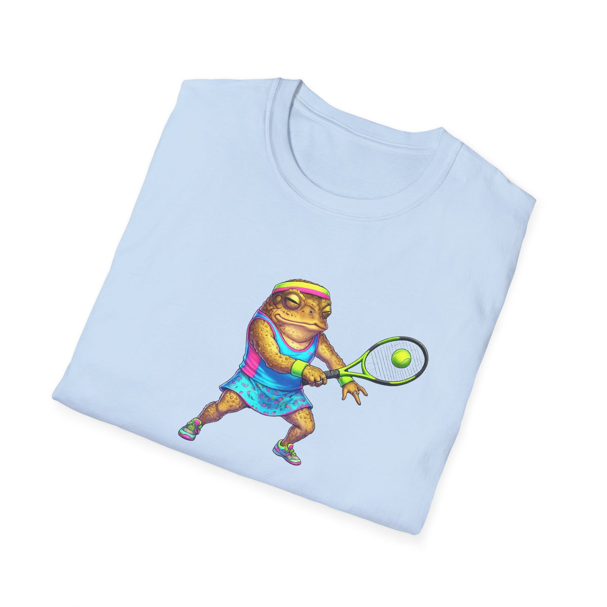 Tennis-Kröte Unisex Softstyle T-Shirt