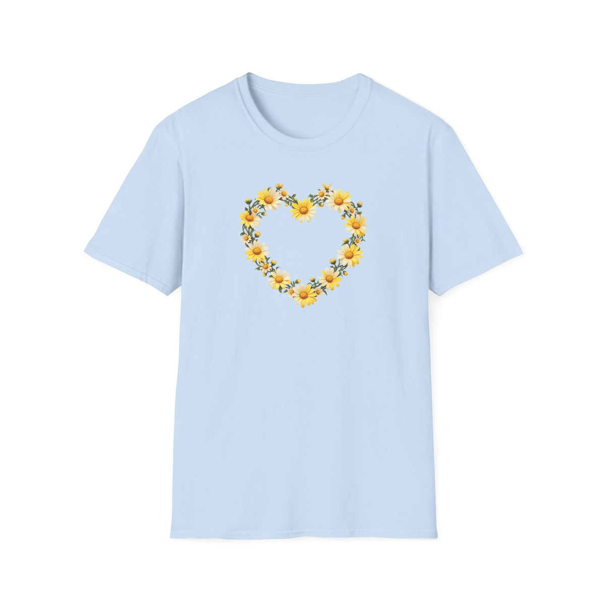 Daisy Chain heart Unisex Softstyle T-Shirt