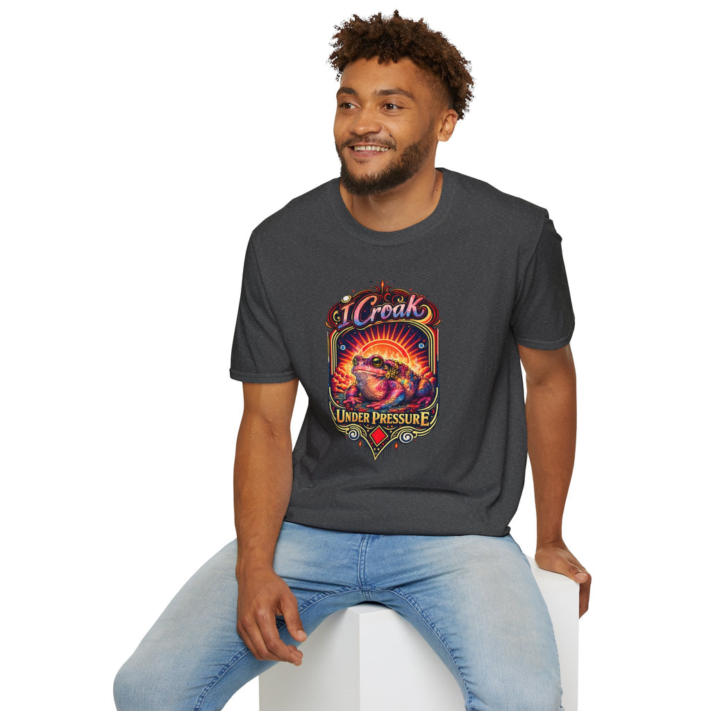 I Croak Under Pressure Unisex Softstyle T-Shirt