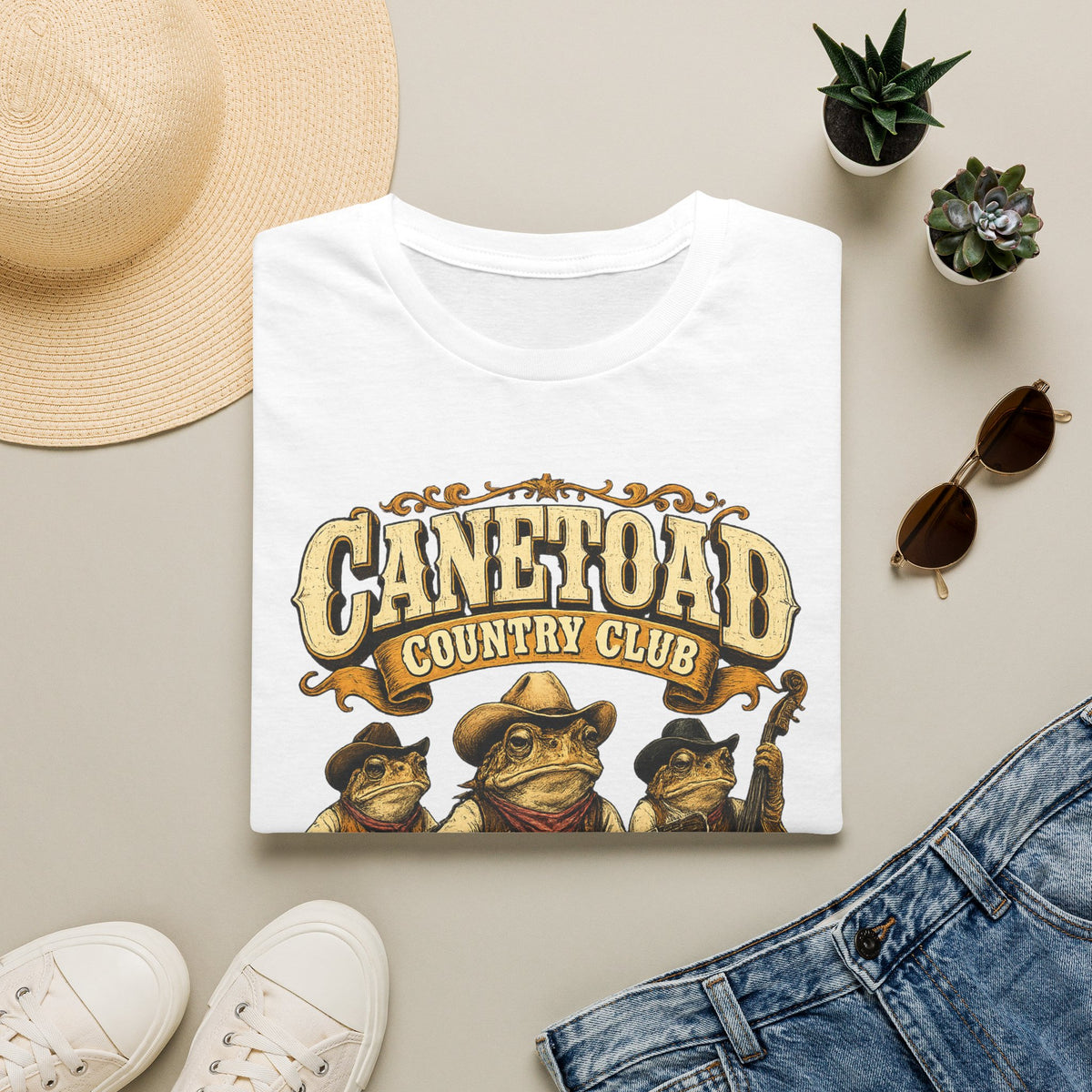 Canetoad Countryclub Unisex Softstyle T-Shirt