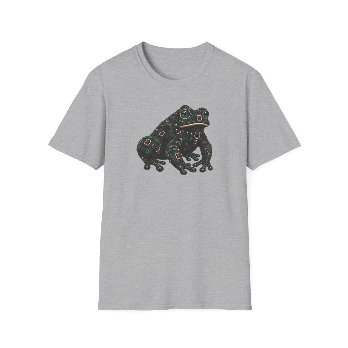 Green & Black Buckle Tarten Toad Unisex Softstyle T-Shirt