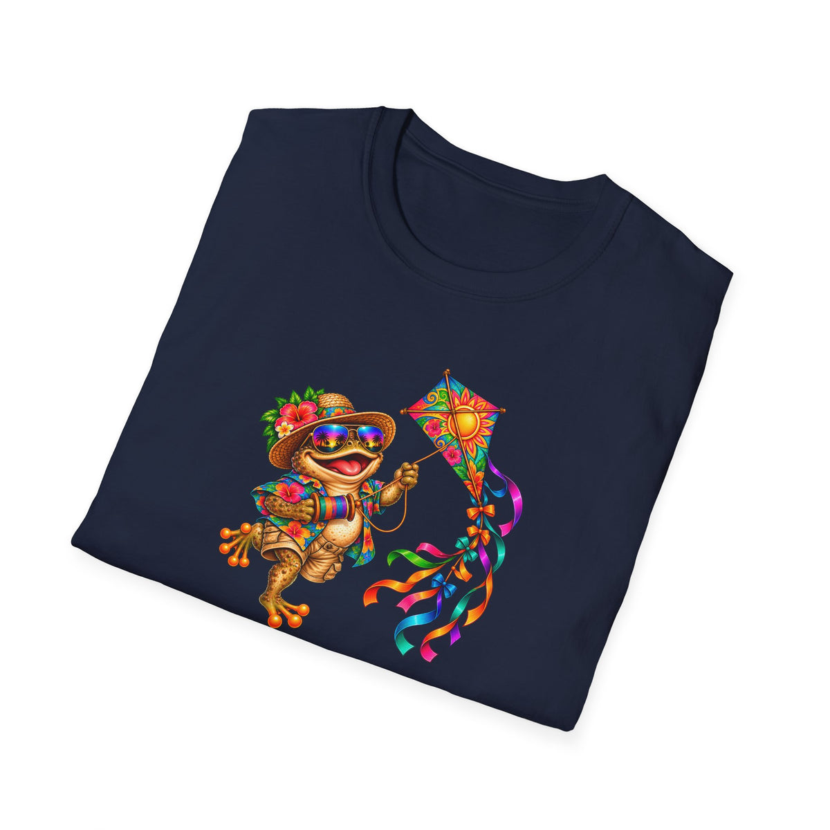 Kite flying Toad Unisex Softstyle T-Shirt