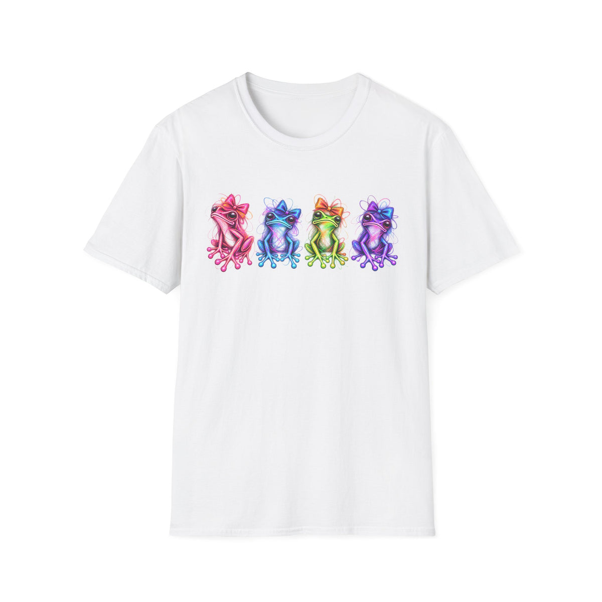 colourful amphibians Unisex Softstyle T-Shirt