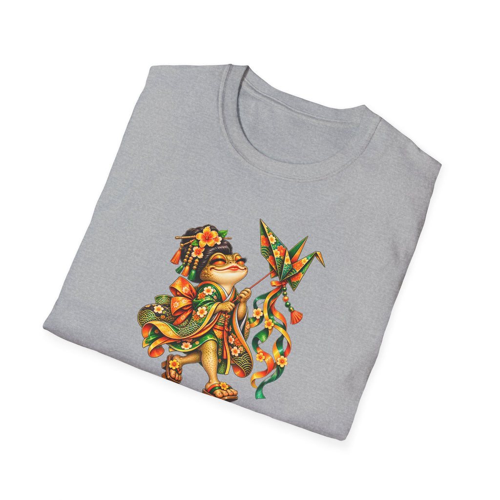 Kite Flying Toad Unisex Softstyle T-Shirt