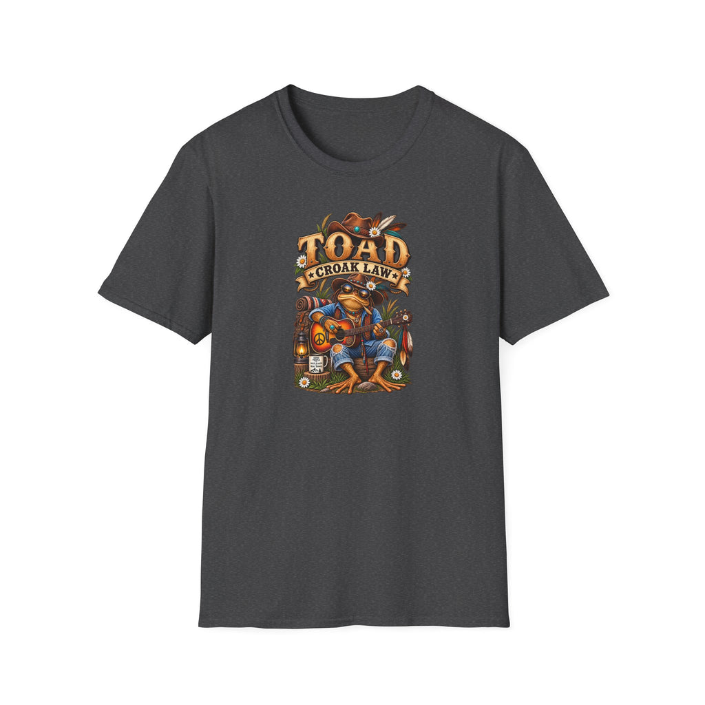 Unisex Softstyle T-Shirt „Toad Croak Law“