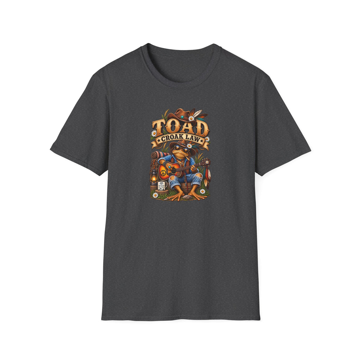 Unisex Softstyle T-Shirt „Toad Croak Law“