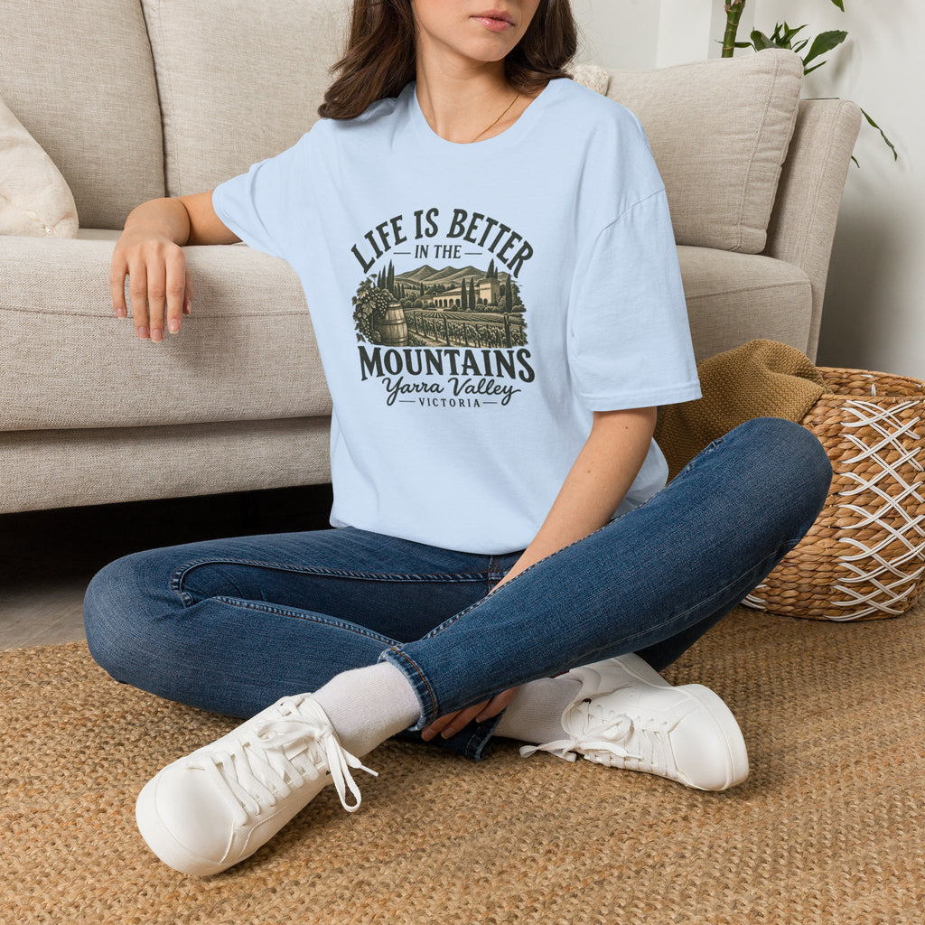 Life is Better in The Mountains  - Yarra Valley Unisex Softstyle T-Shirt