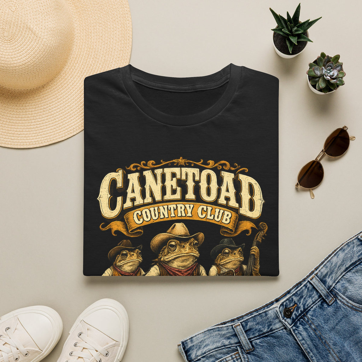 Canetoad Countryclub Unisex Softstyle T-Shirt