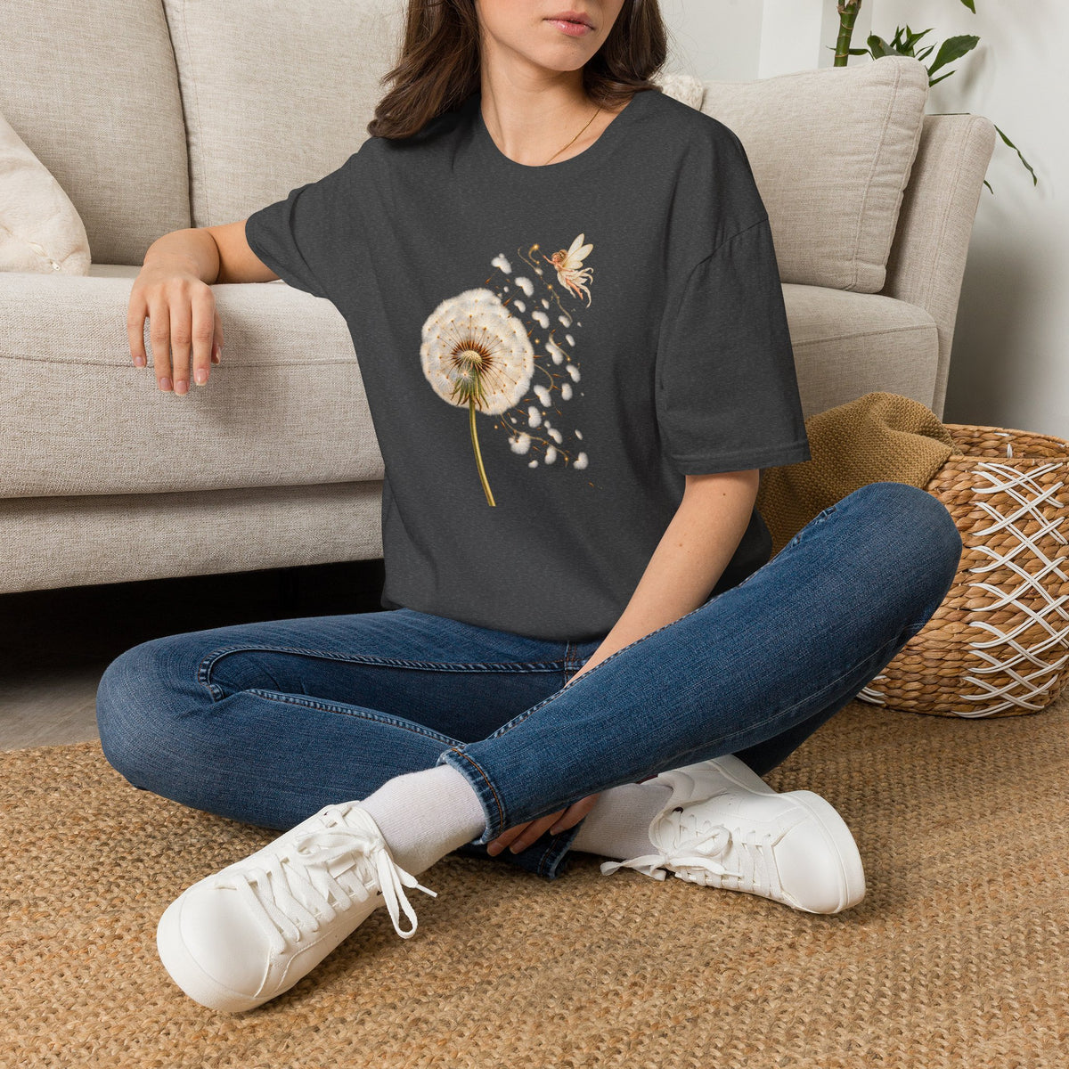 Dandelion fairy Unisex Softstyle T-Shirt