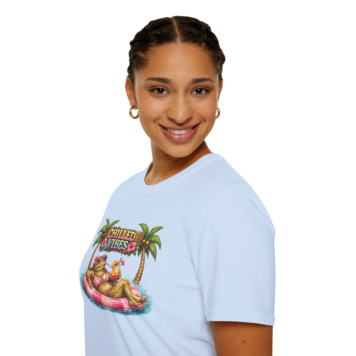 Chilled Vibes Toad Unisex Softstyle T-Shirt