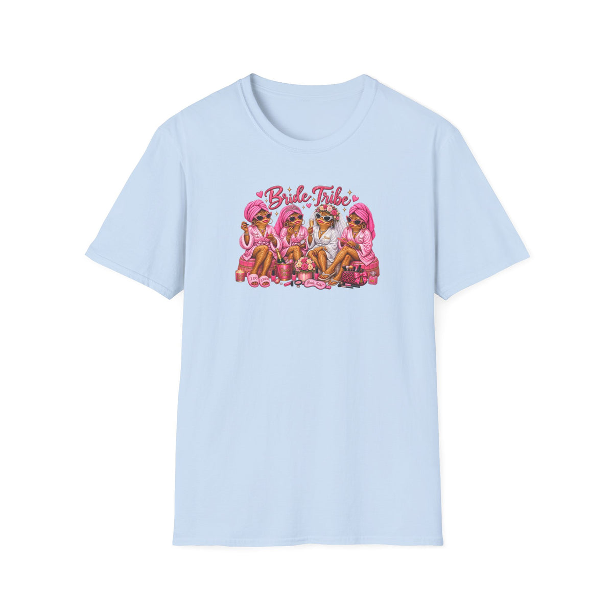 Bride Tribe Toads Unisex Softstyle T-Shirt