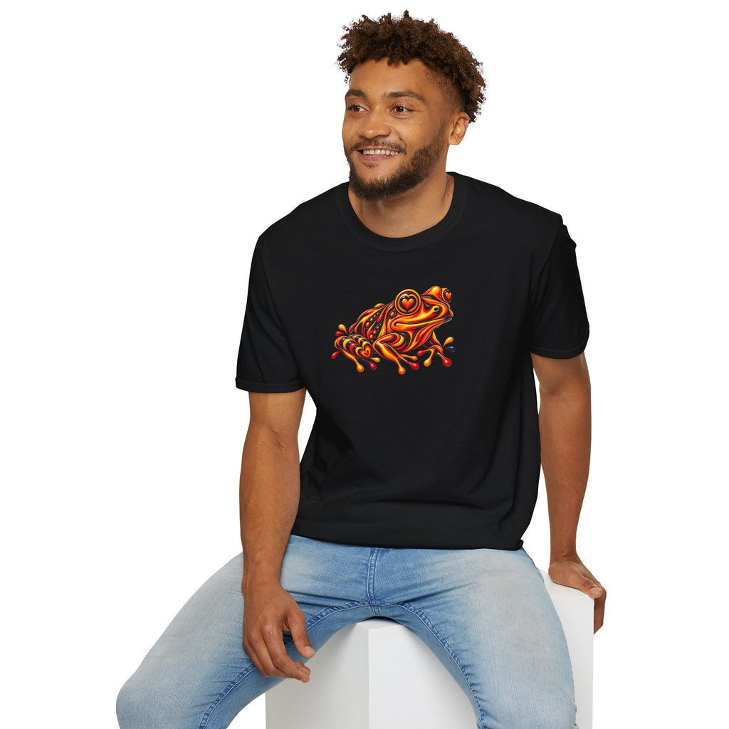 Toad red, black, orange  Unisex Softstyle T-Shirt
