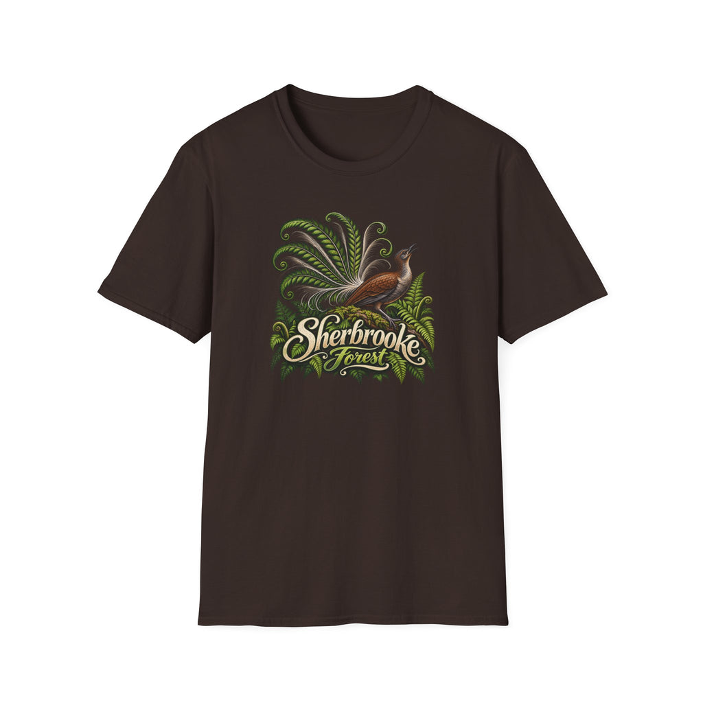 Sherbrooke Forest Lyrebird Unisex Softstyle T-Shirt
