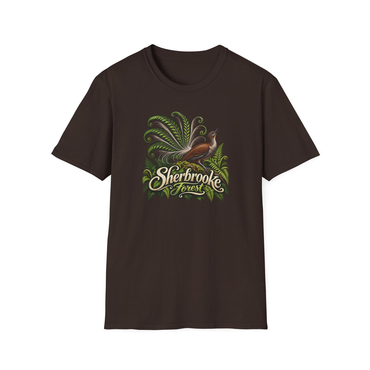 Sherbrooke Forest Lyrebird Unisex Softstyle T-Shirt