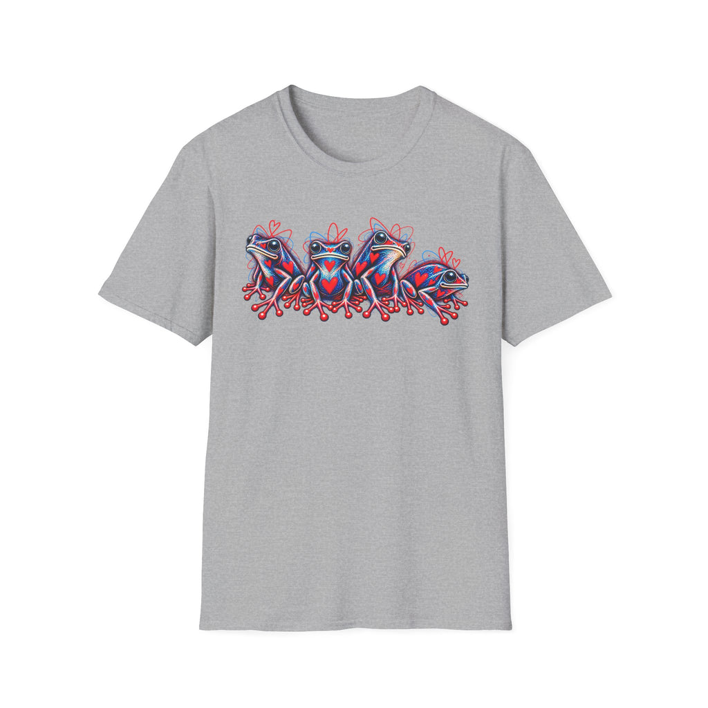 Heart to Heart Toads Unisex Softstyle T-Shirt