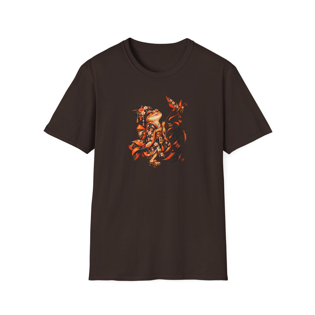 Kite Flying Toad Unisex Softstyle T-Shirt