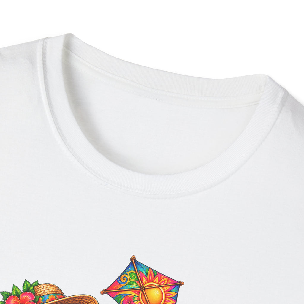Kite flying Toad Unisex Softstyle T-Shirt