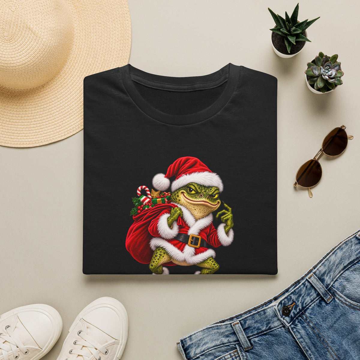 Chrismas grinch Toad Unisex Softstyle T-Shirt