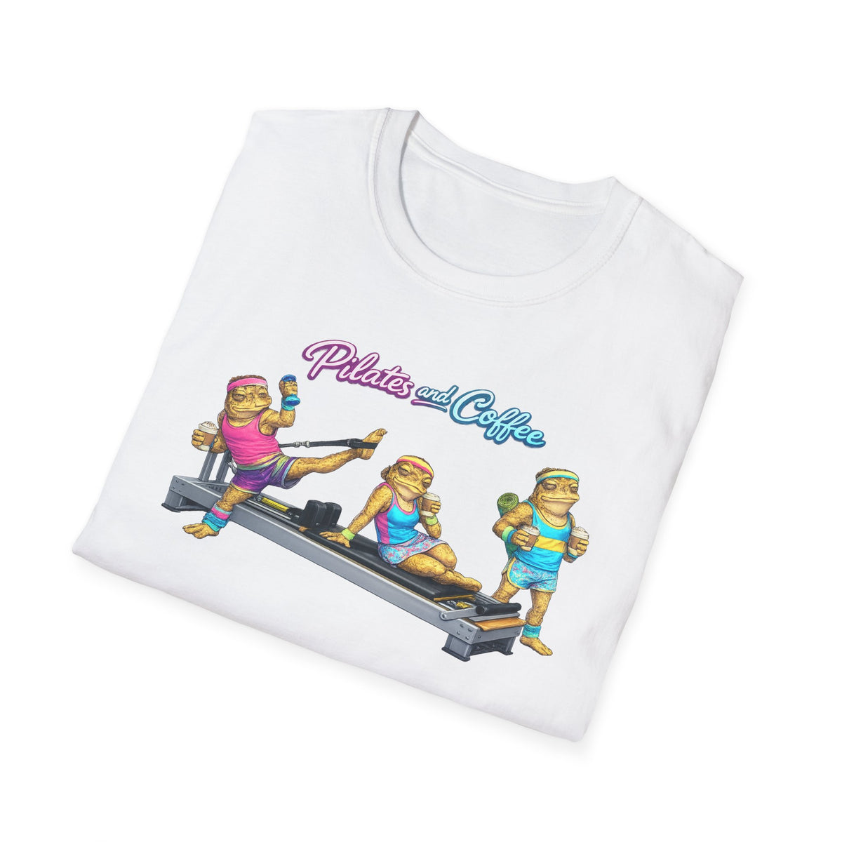 Pilates & Coffee Toads Unisex Softstyle T-Shirt