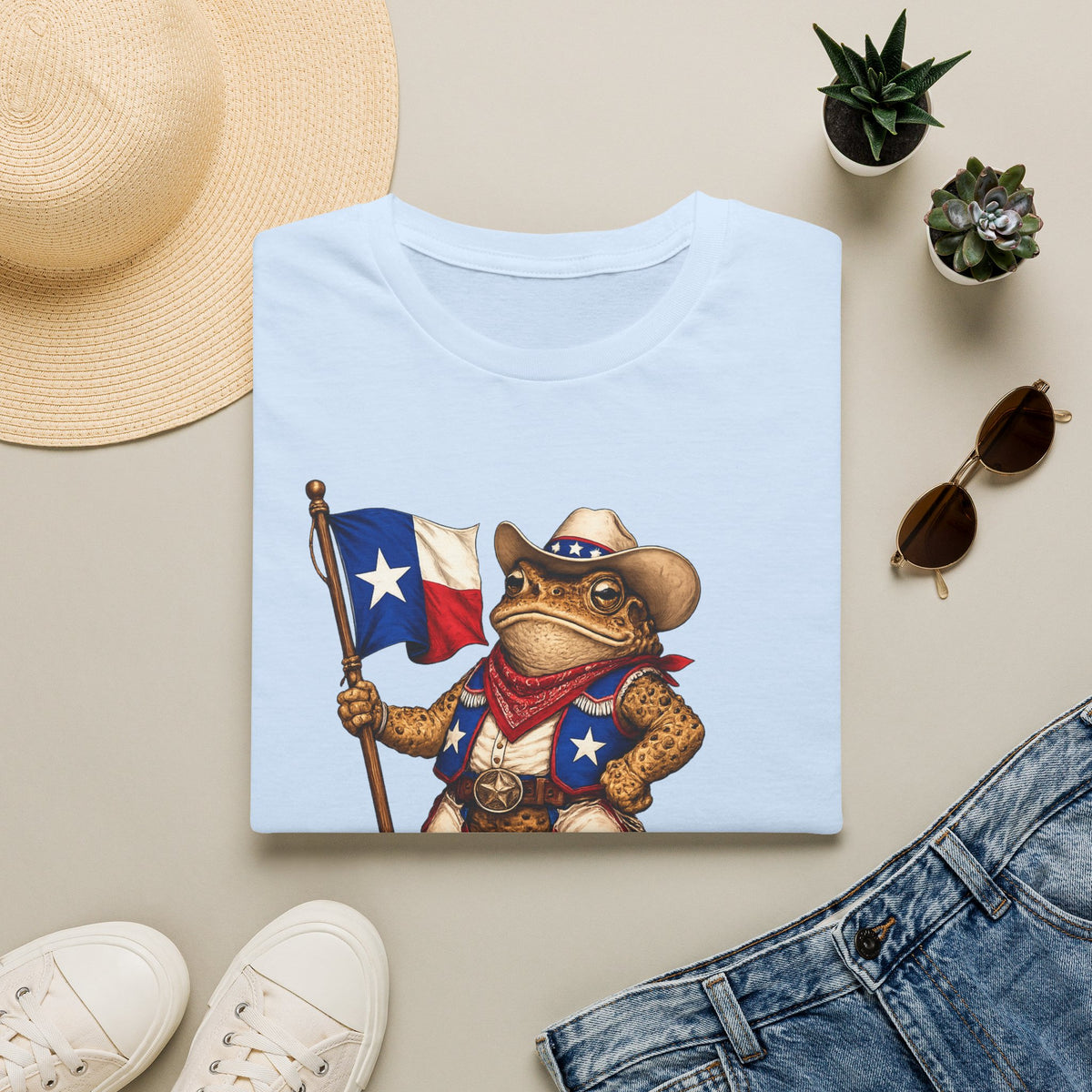 T-shirt unisex Texas Toad Mascot Softstyle