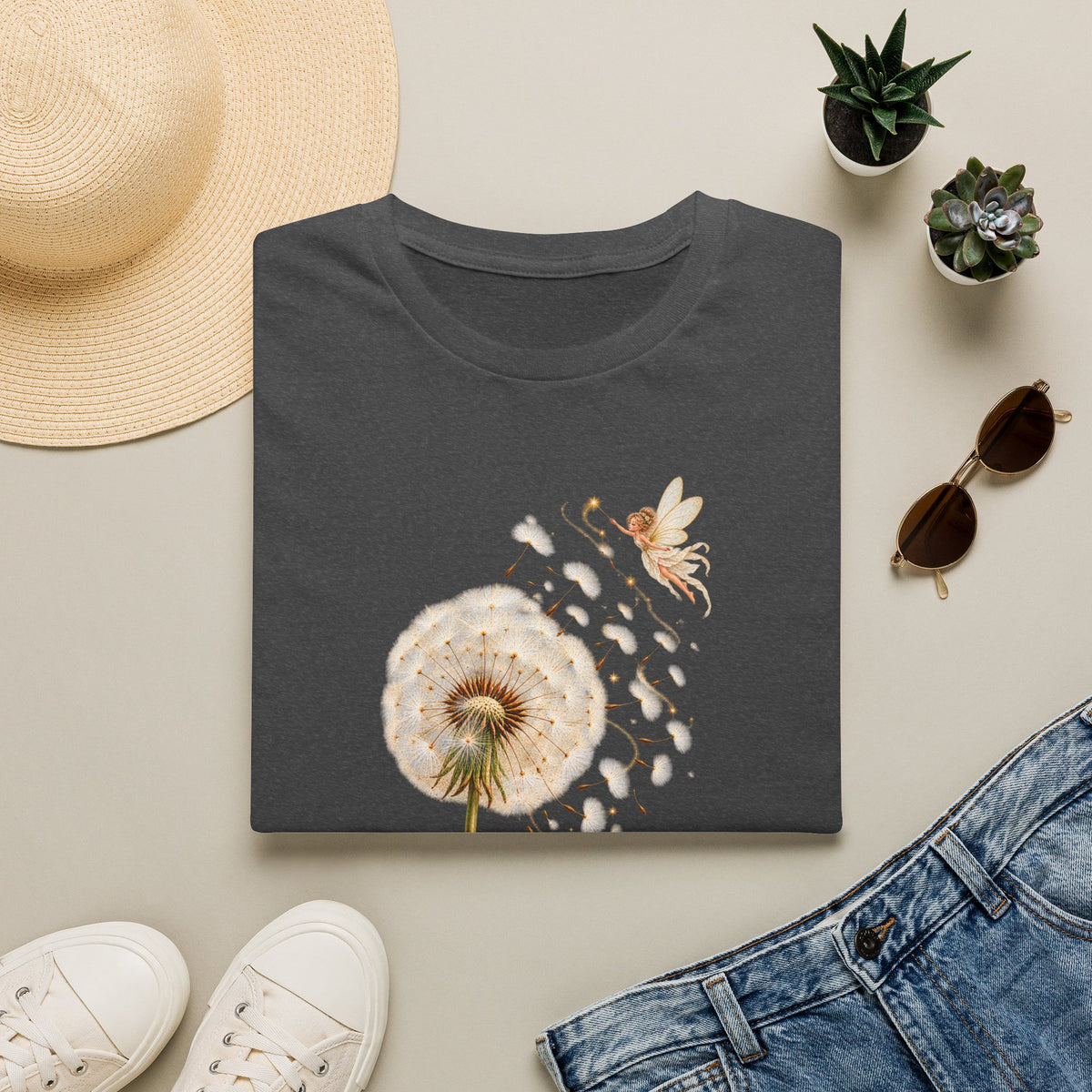 Dandelion fairy Unisex Softstyle T-Shirt